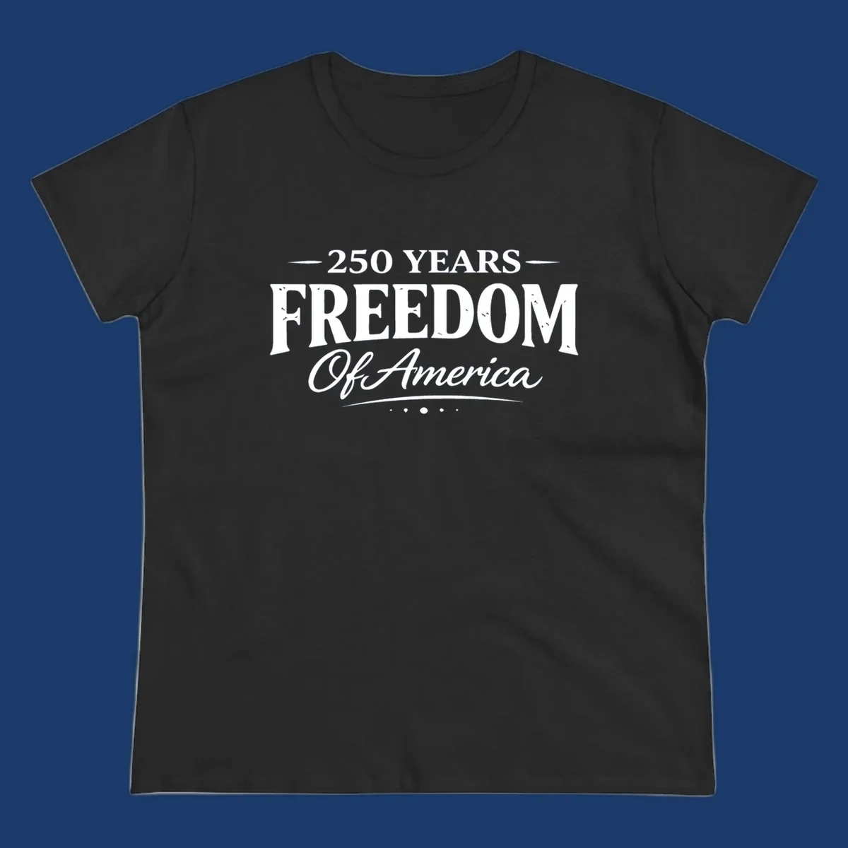 250 Years Freedom Of America text design