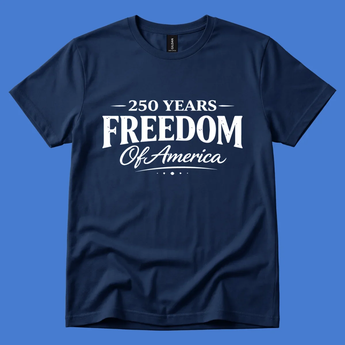 250 Years Freedom Of America text design