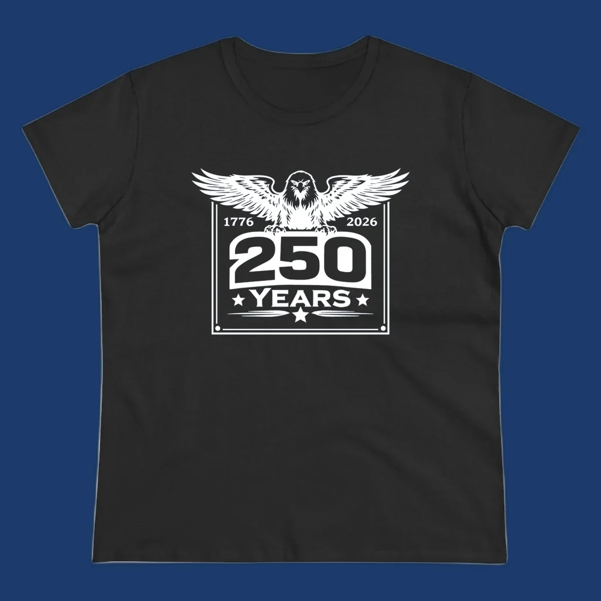 America 250 years patriotic eagle graphic