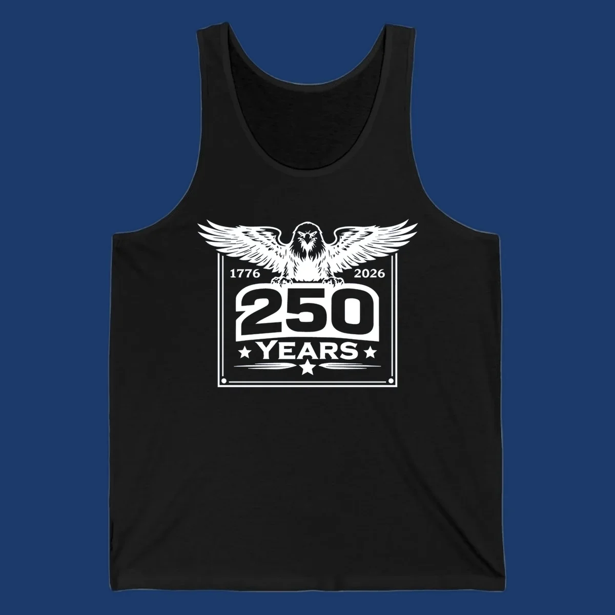 America 250 years patriotic eagle graphic