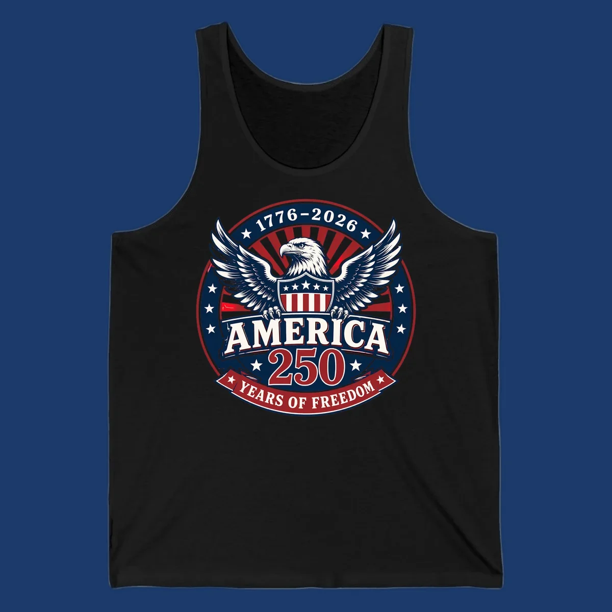 America 250 freedom eagle shield text 1776-2026