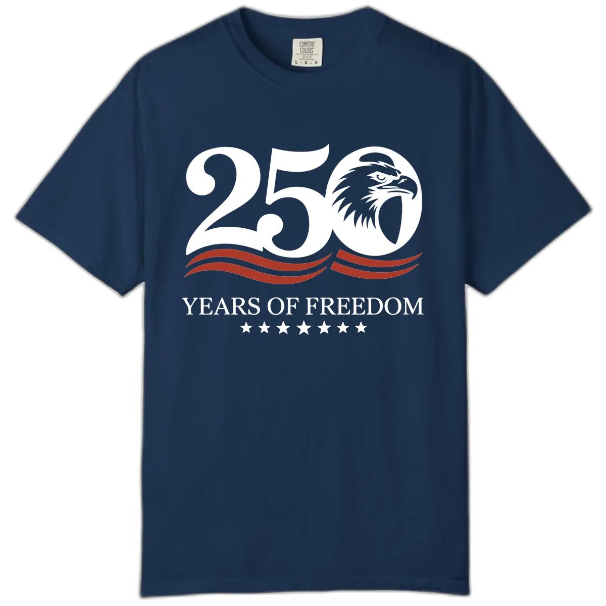 250 Years Of Freedom Celebration Comfort Color in Navy