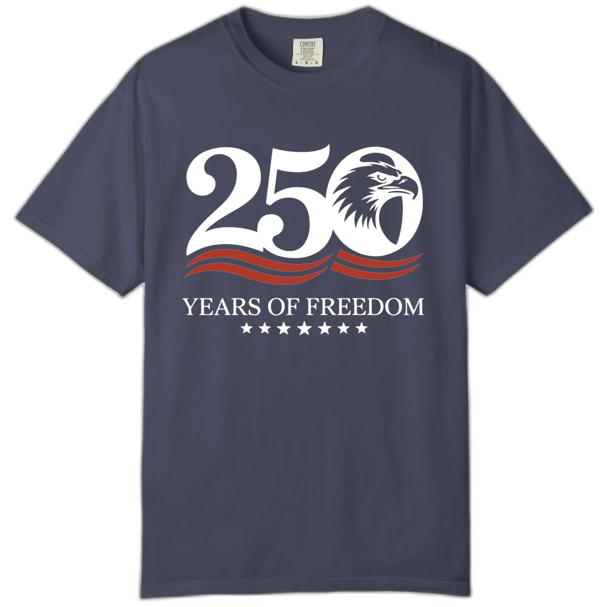 250 Years Of Freedom Celebration Comfort Color in Denim