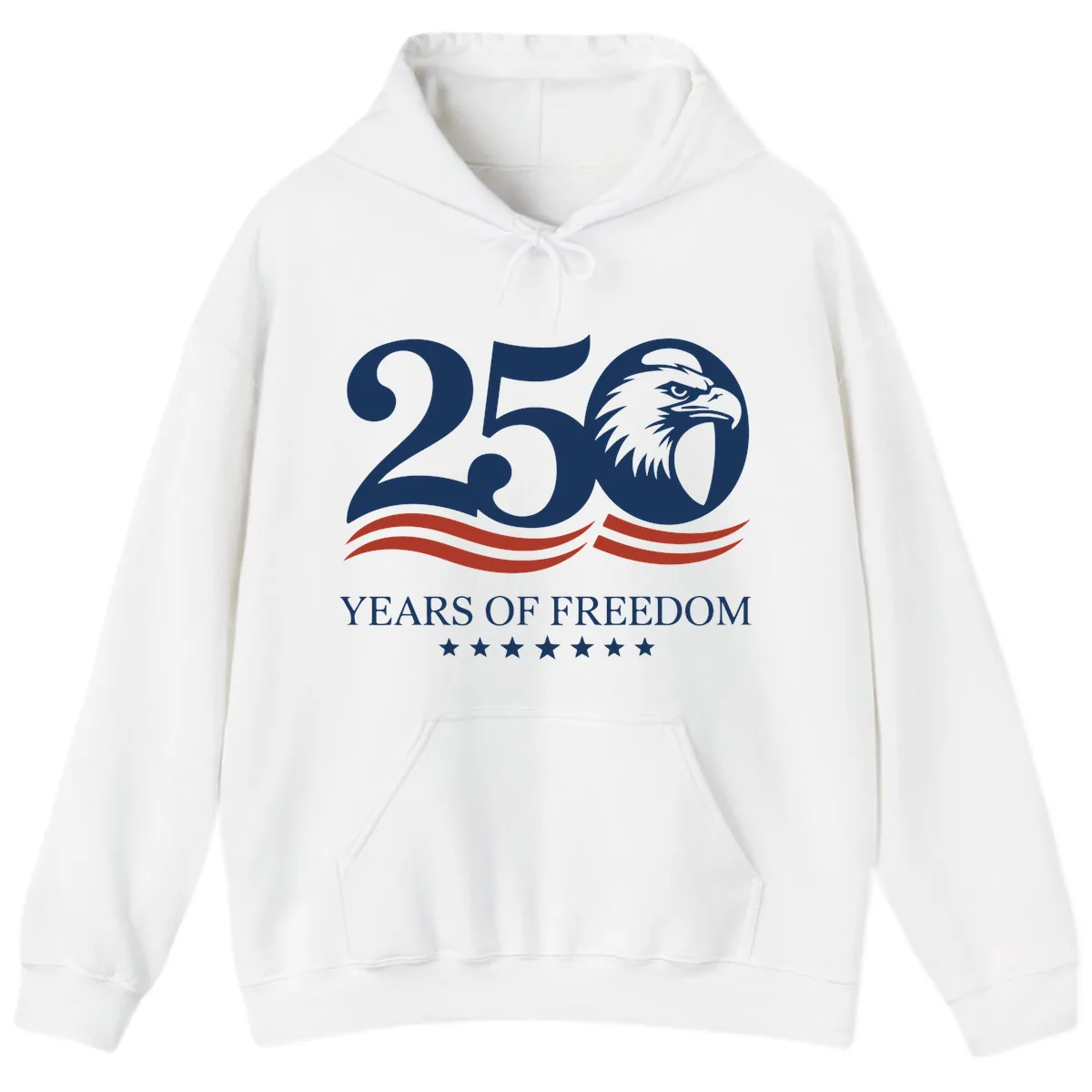 250 Years Of Freedom Celebration Hoodie in White