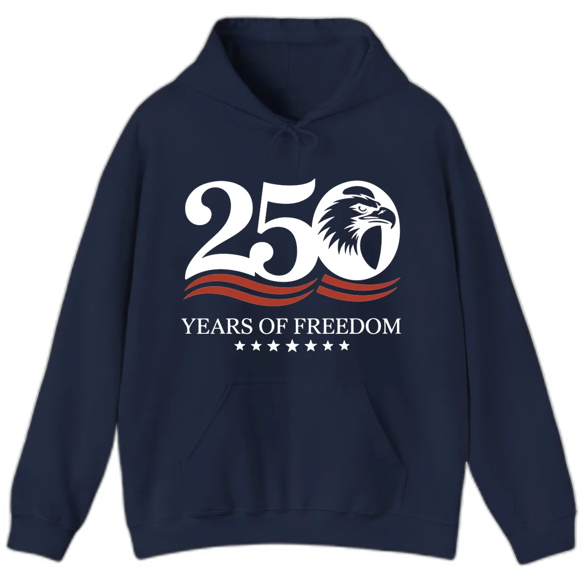 250 Years Of Freedom Celebration Hoodie in Navy