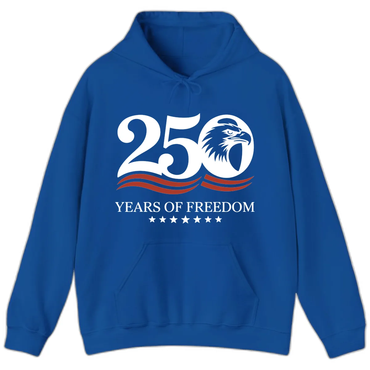 250 Years Of Freedom Celebration Hoodie in Royal