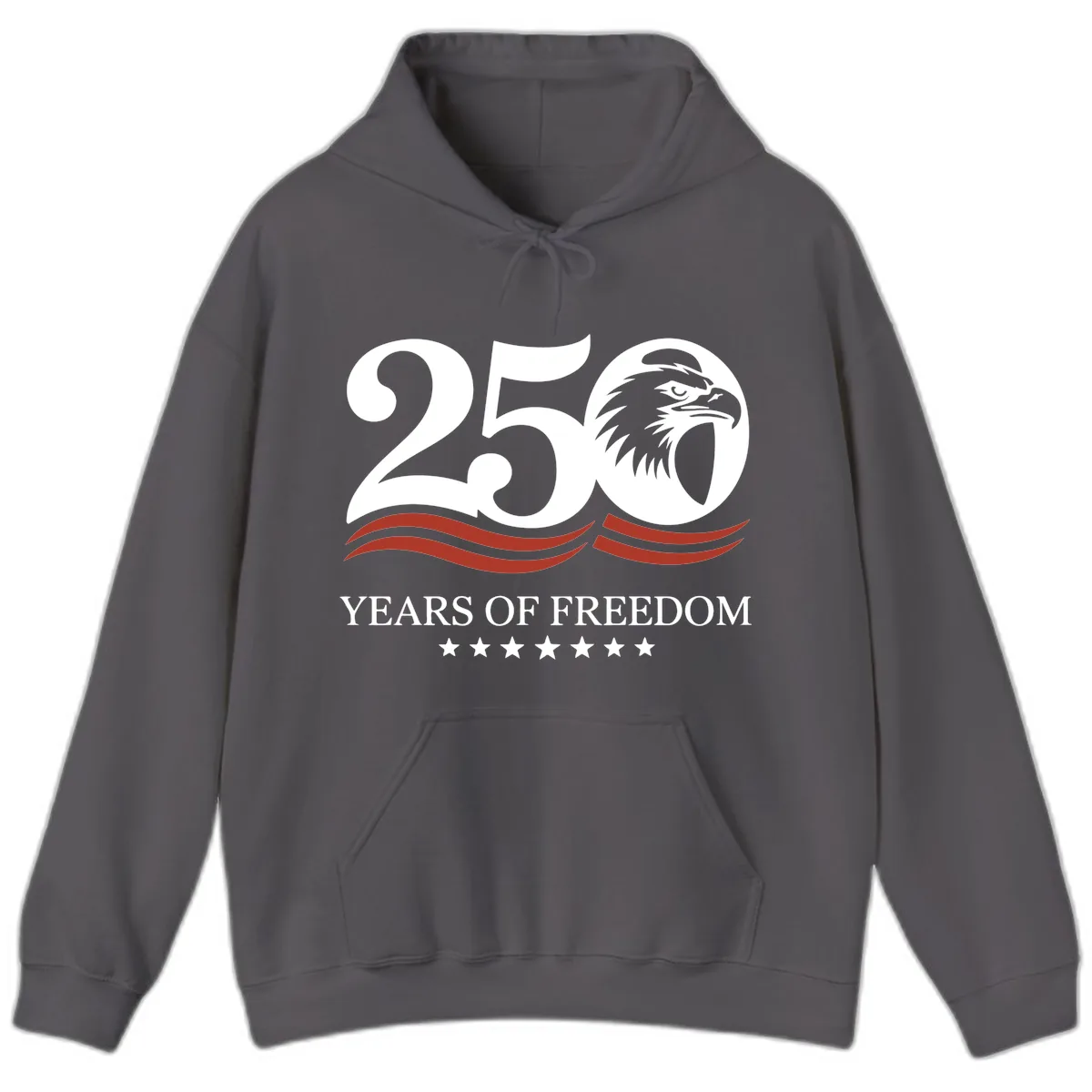 250 Years Of Freedom Celebration Hoodie in Charcoal