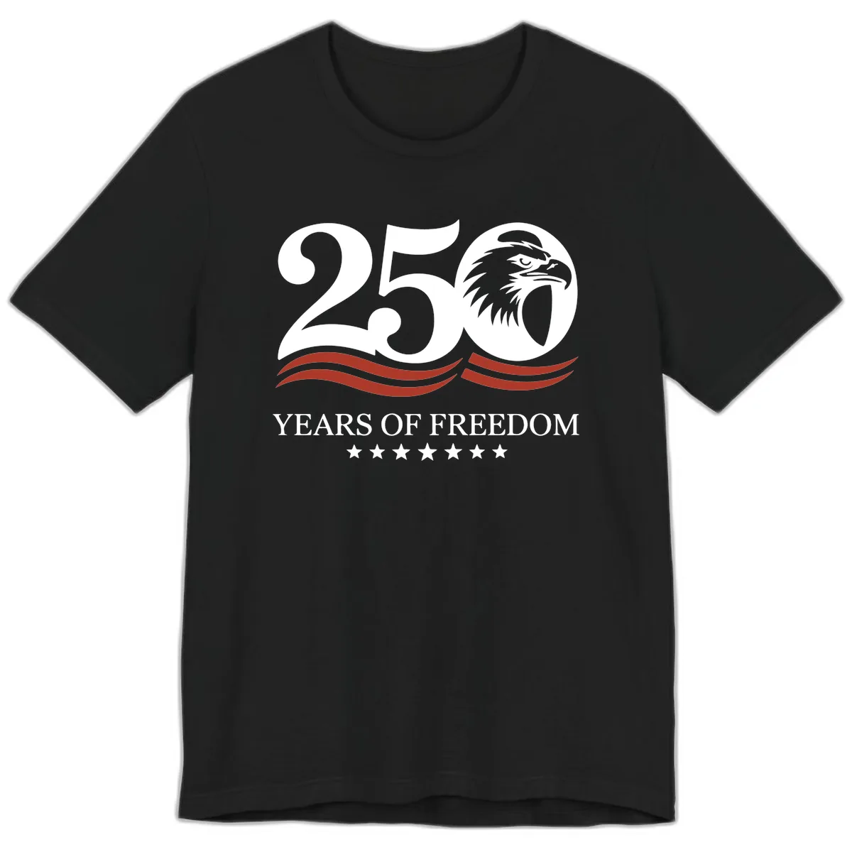 250 Years Of Freedom Celebration Premium T-Shirt in Black