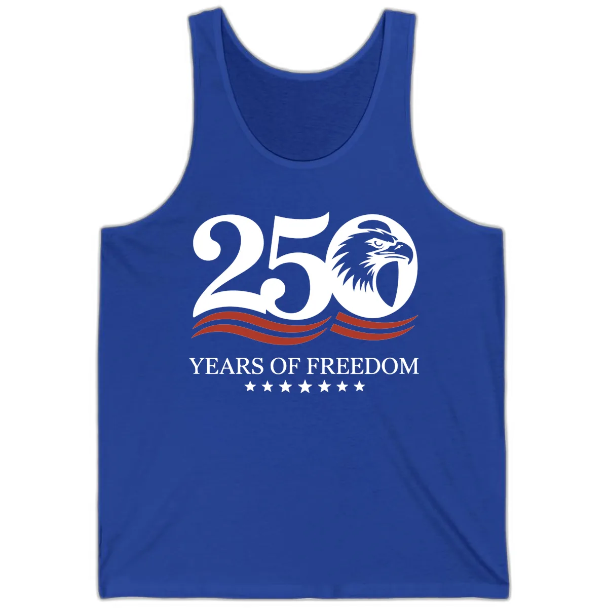 250 Years Of Freedom Celebration Tank in True Royal
