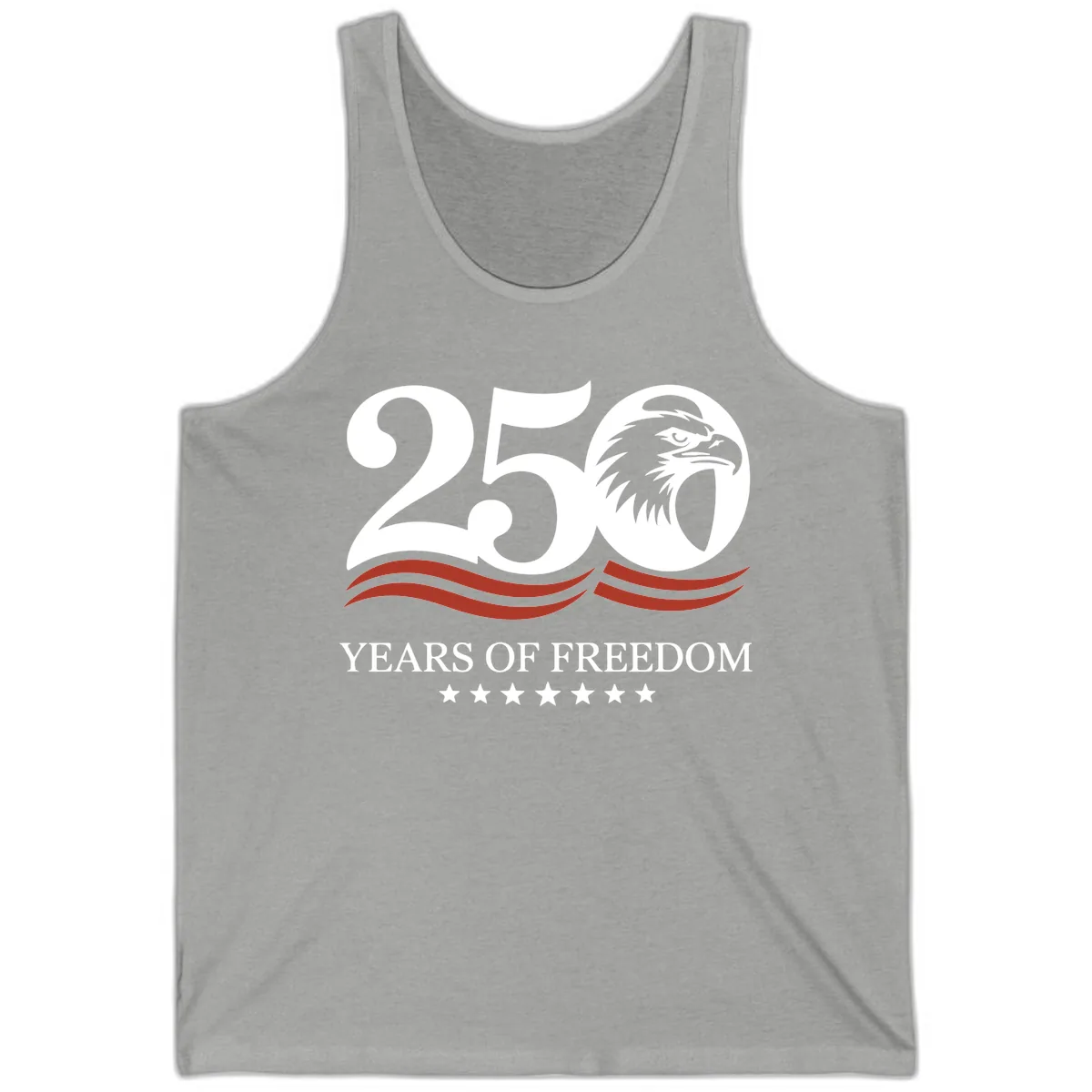250 Years Of Freedom Celebration Tank in Athletic Heather