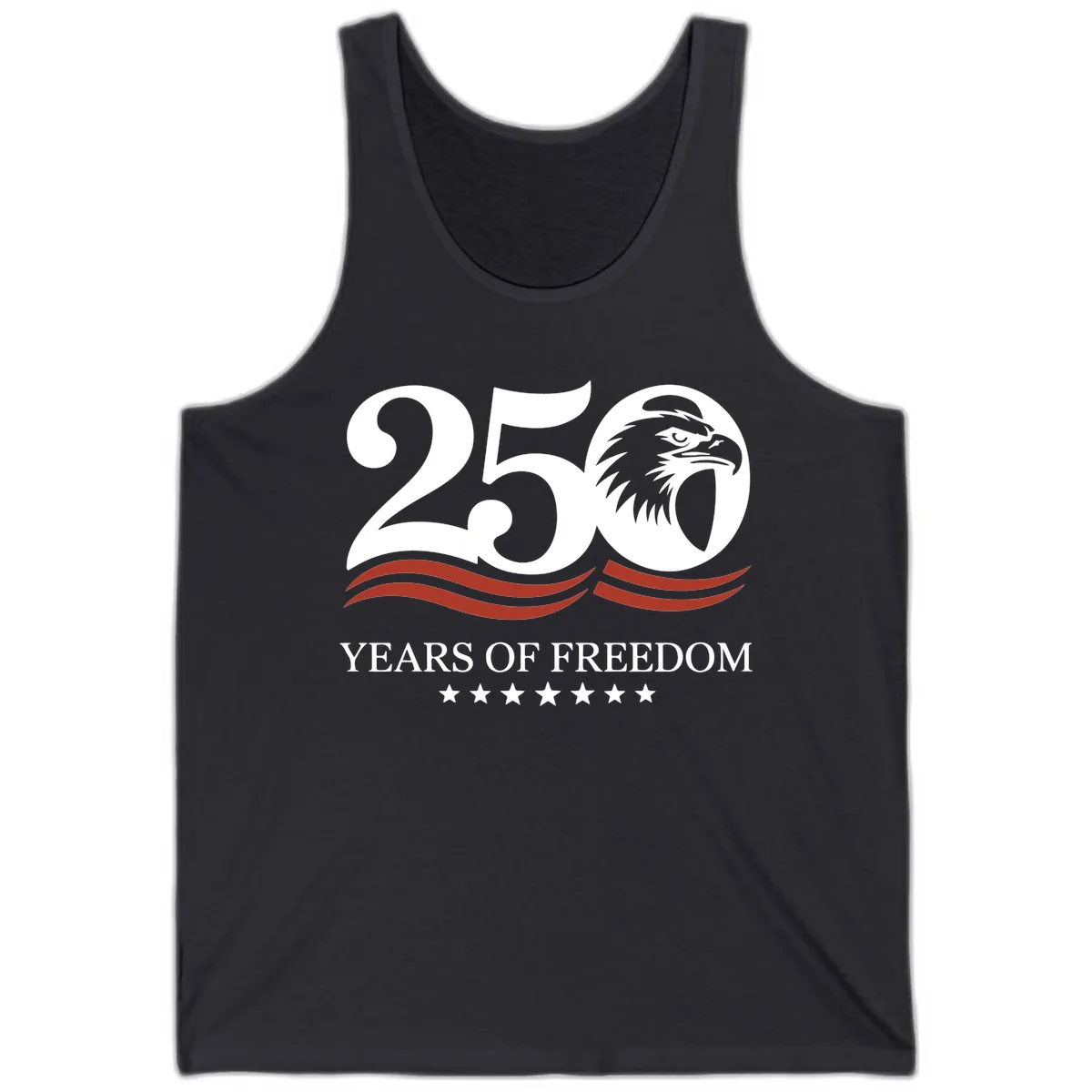 250 Years Of Freedom Celebration Tank in Dark Grey