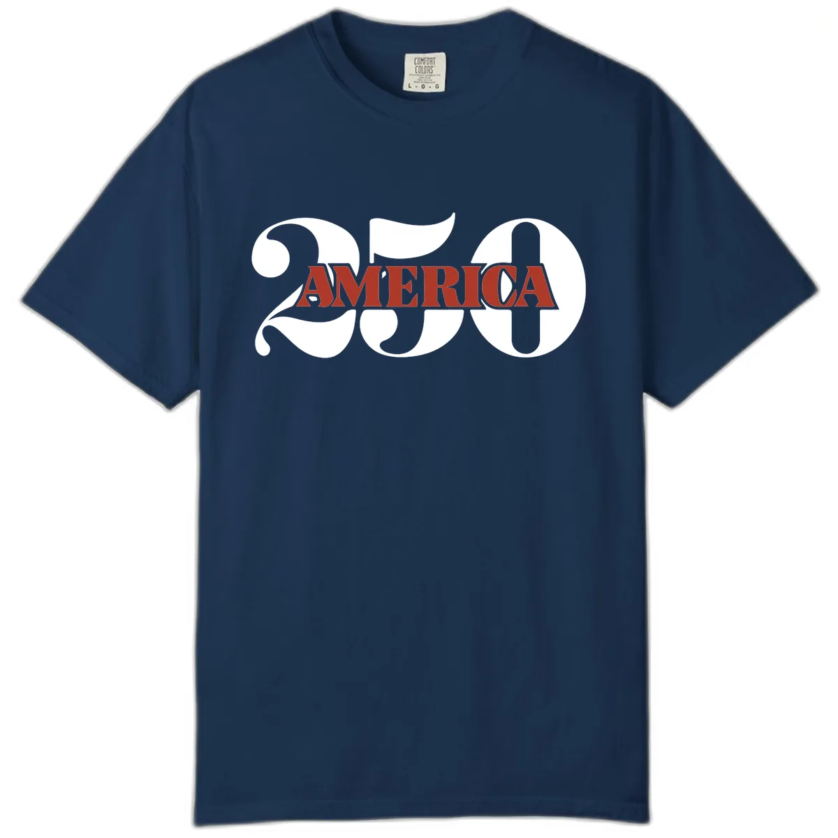 America 250th Anniversary Celebration Comfort Color in Navy