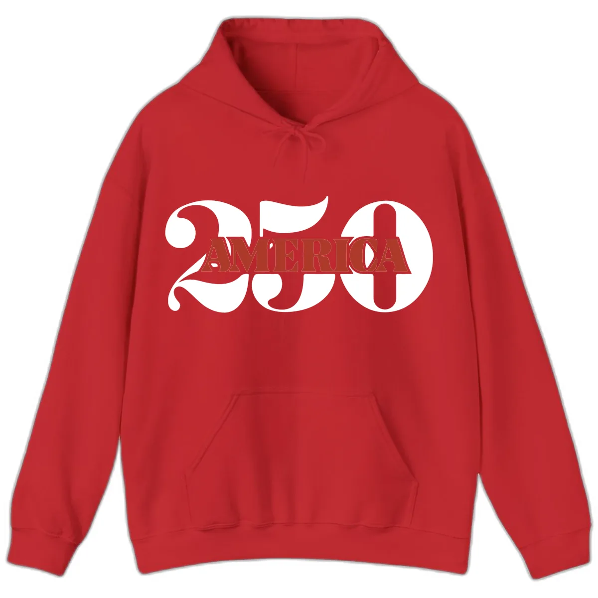 America 250th Anniversary Celebration Hoodie in Red