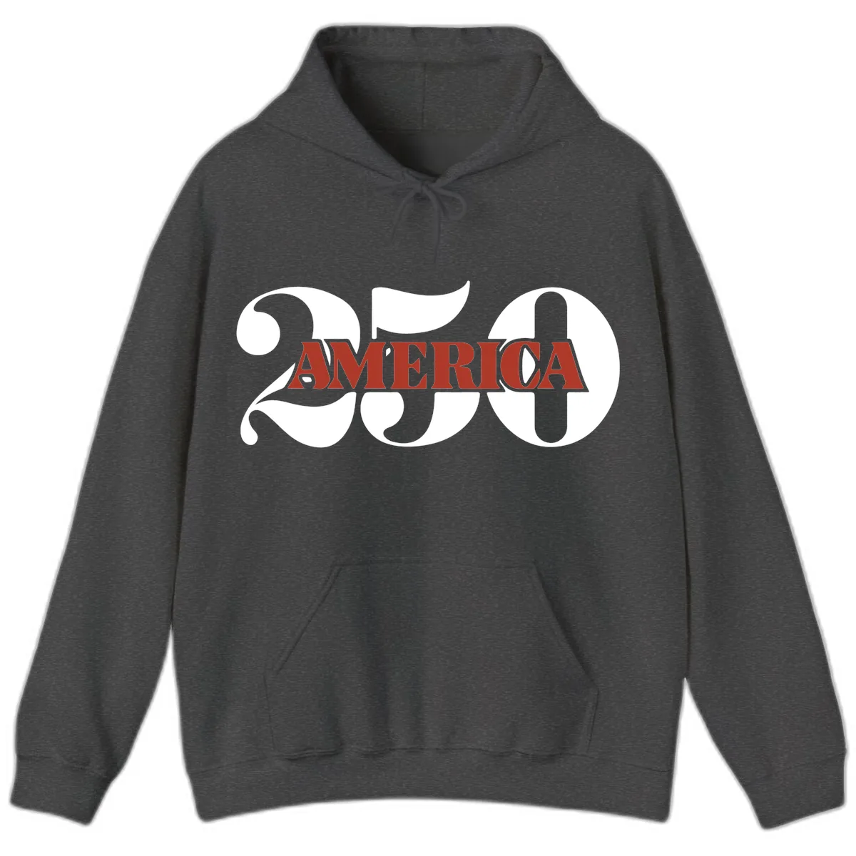 America 250th Anniversary Celebration Hoodie in Dark Heather