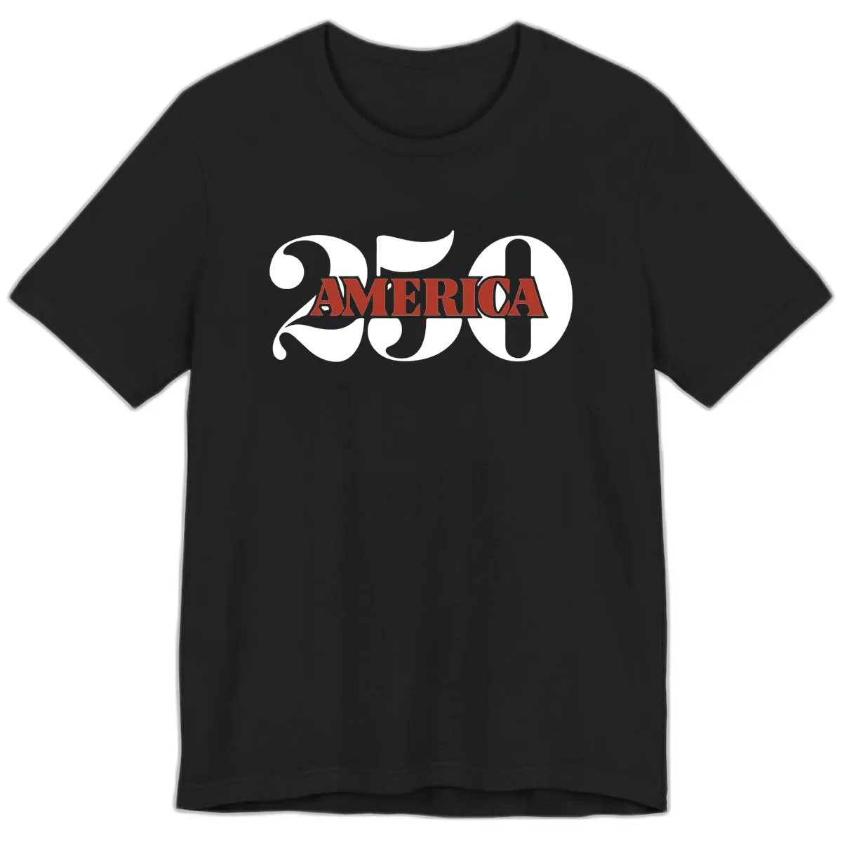 America 250th Anniversary Celebration Premium T-Shirt in Black