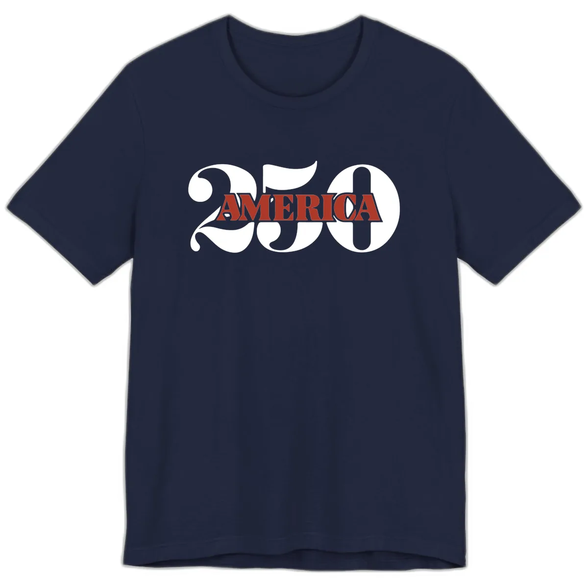 America 250th Anniversary Celebration Premium T-Shirt in Navy