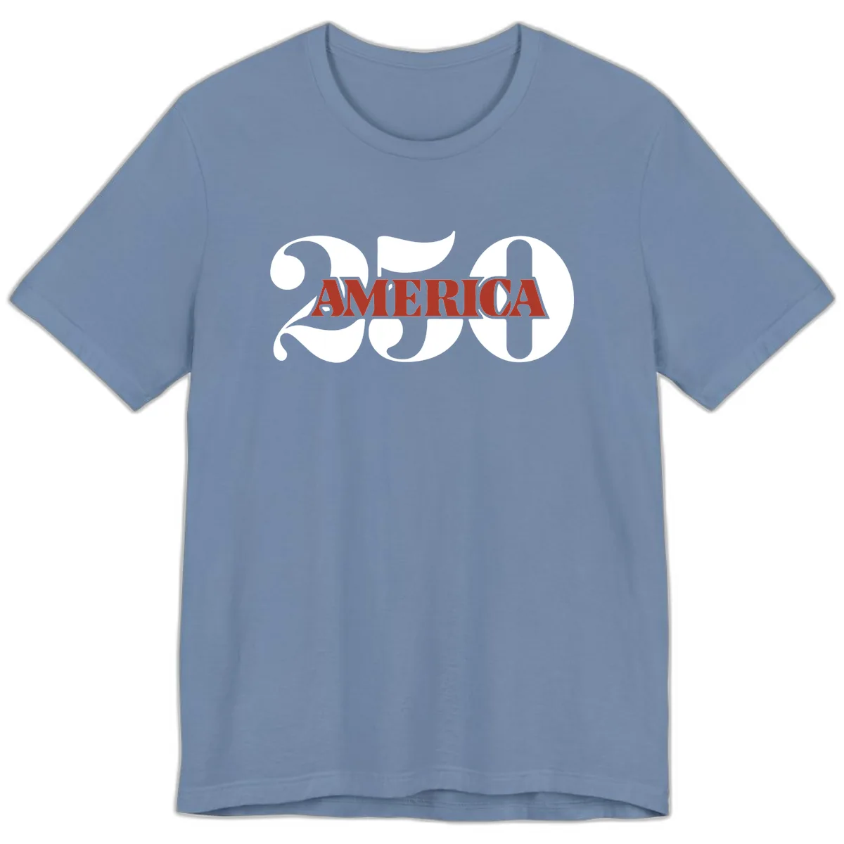 America 250th Anniversary Celebration Premium T-Shirt in Steel Blue