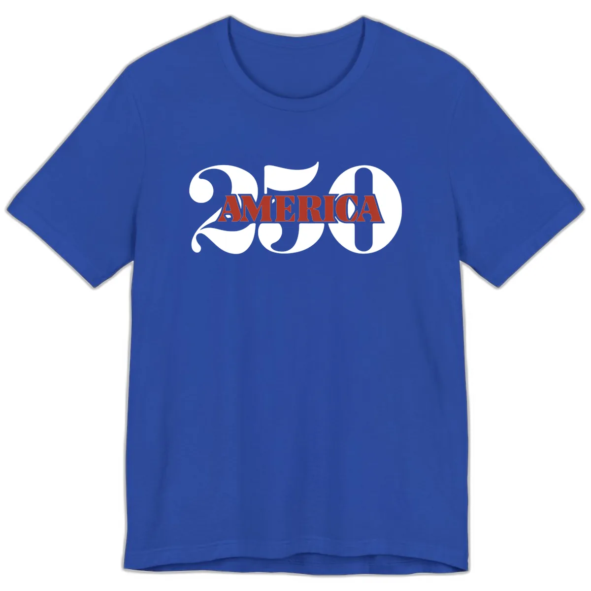 America 250th Anniversary Celebration Premium T-Shirt in True Royal