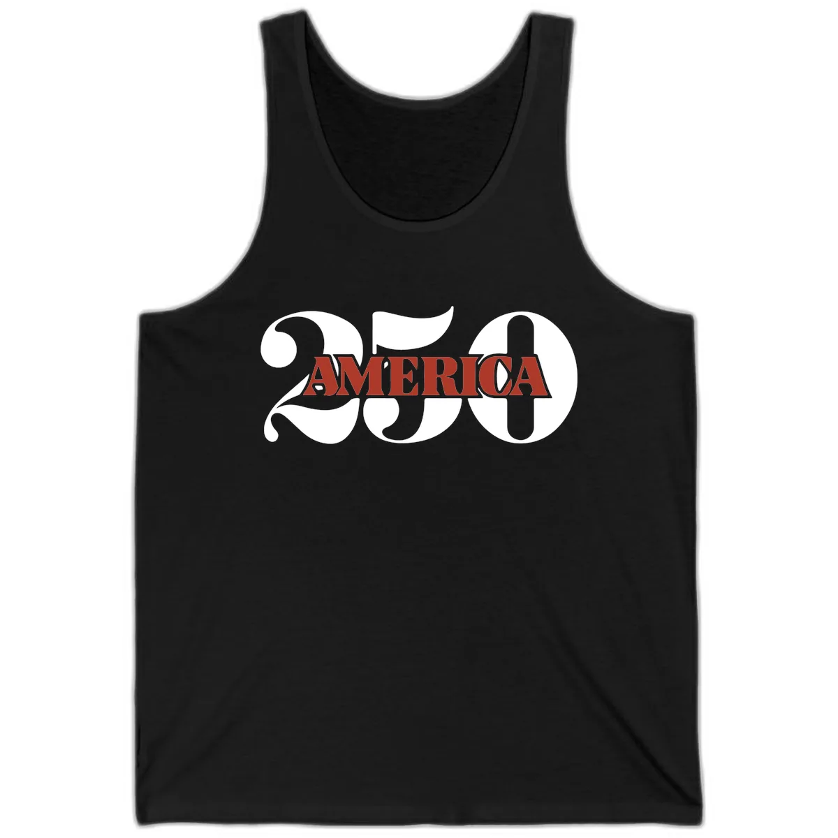 America 250th Anniversary Celebration Tank in Black