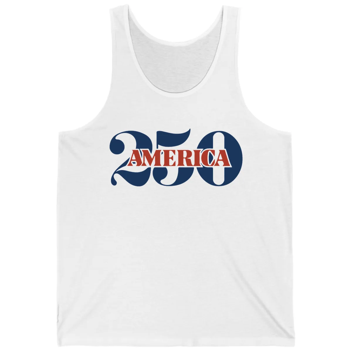America 250th Anniversary Celebration Tank in White