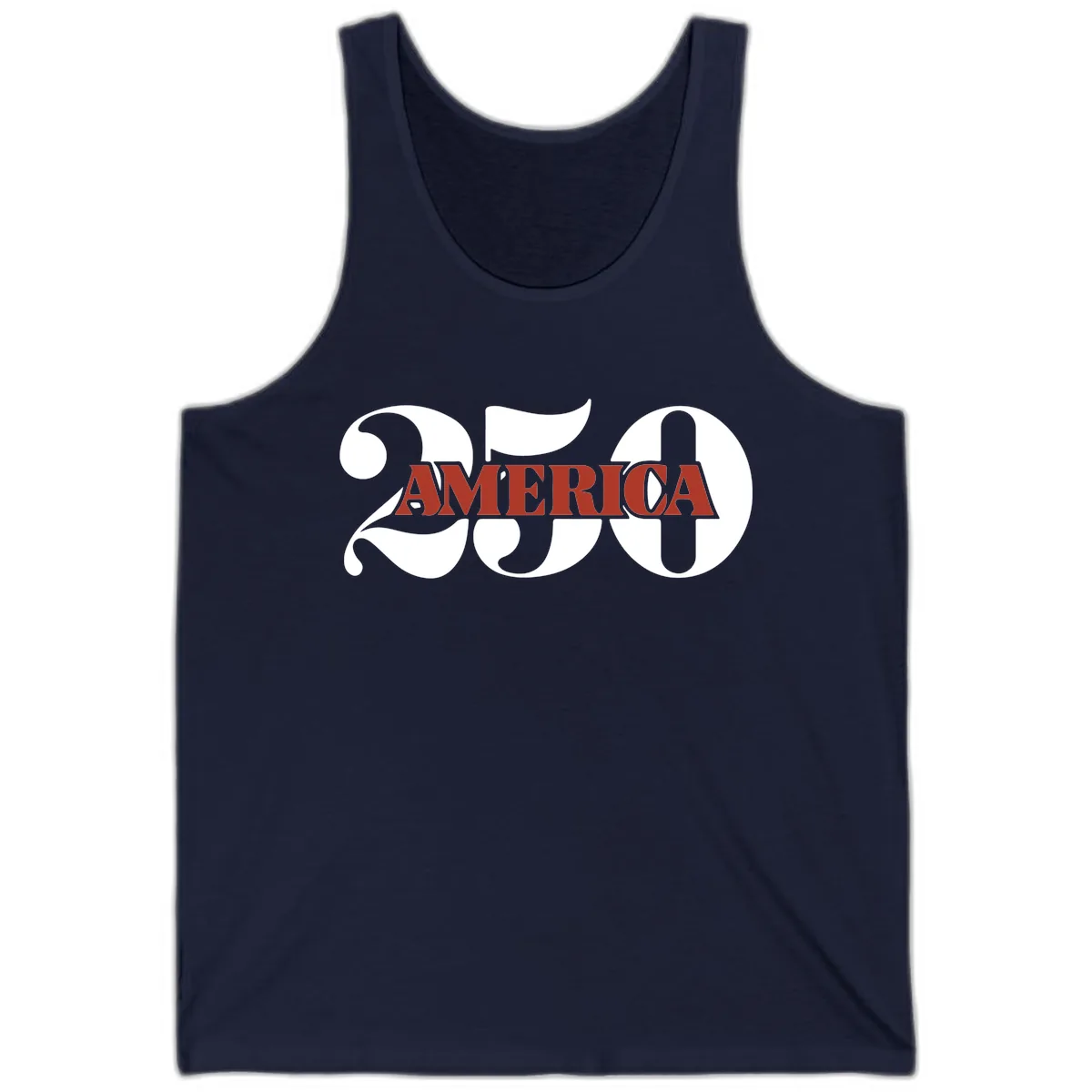 America 250th Anniversary Celebration Tank in Navy