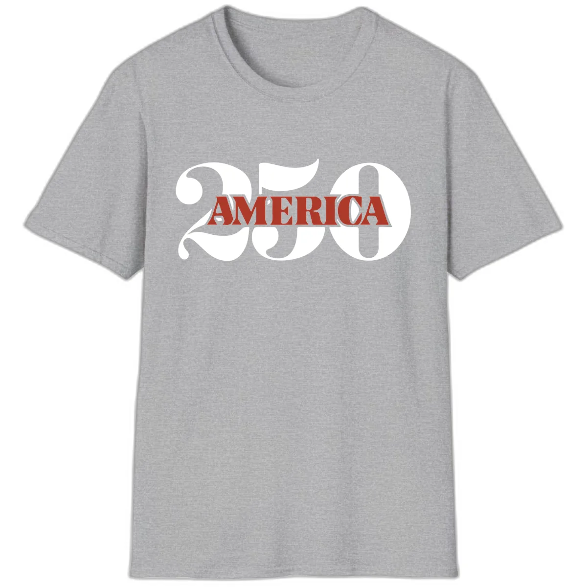 America 250th Anniversary Celebration T-Shirt in Sport Grey