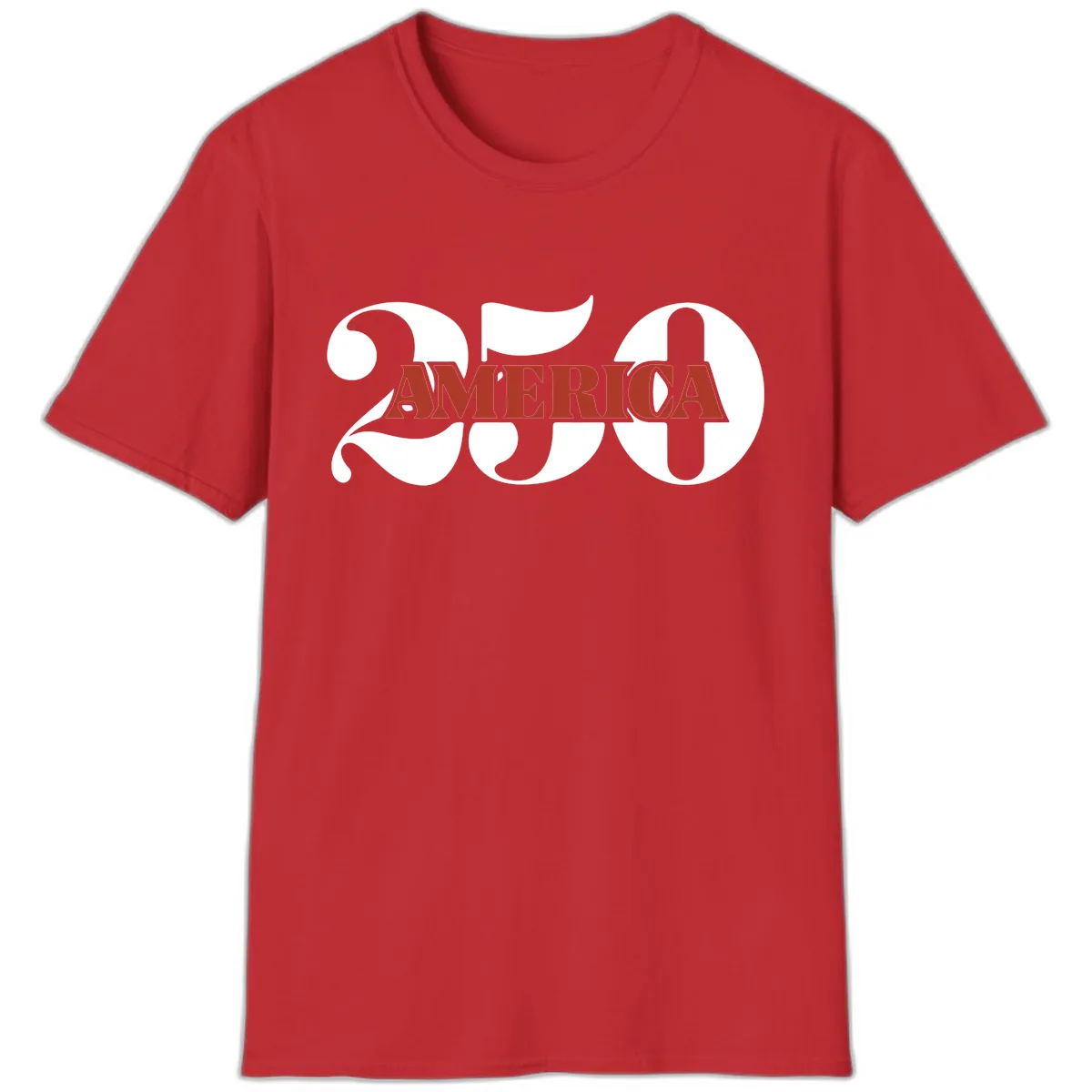 America 250th Anniversary Celebration T-Shirt in Red