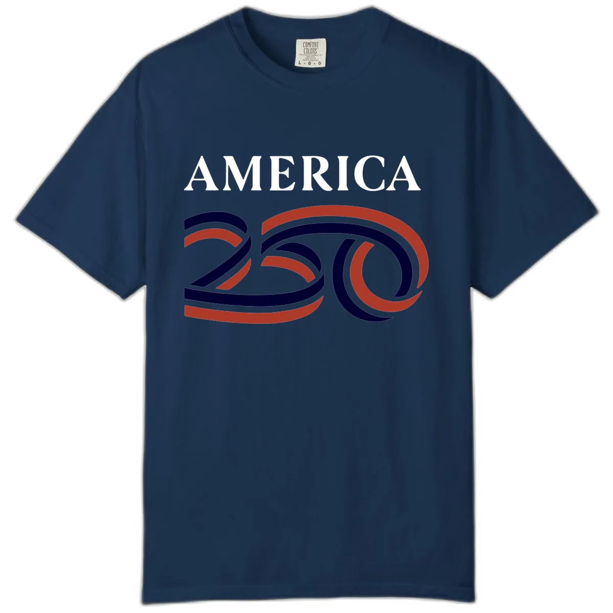 America 250th Anniversary Celebration Comfort Color in Navy