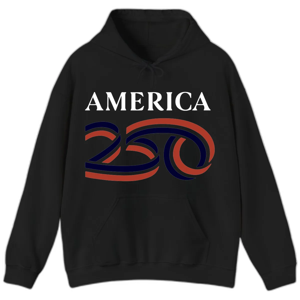 America 250th Anniversary Celebration Hoodie in Black