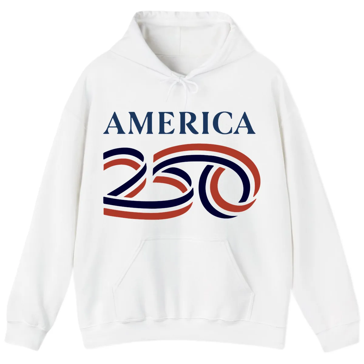 America 250th Anniversary Celebration Hoodie in White