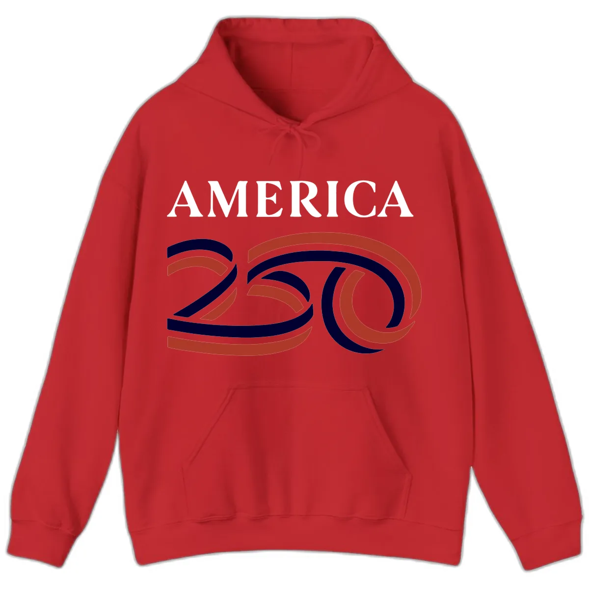 America 250th Anniversary Celebration Hoodie in Red