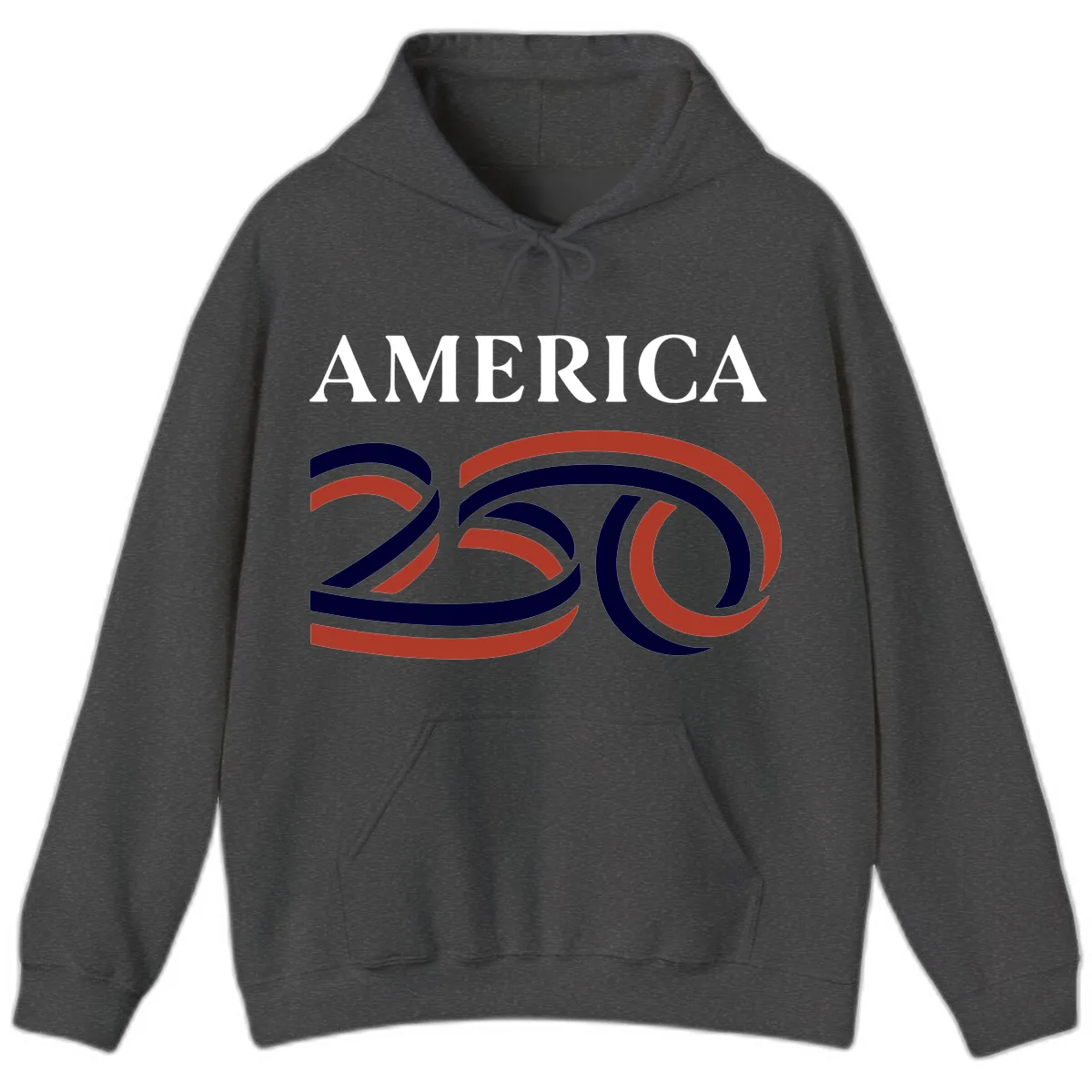 America 250th Anniversary Celebration Hoodie in Dark Heather
