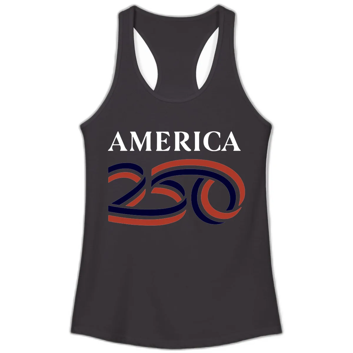 America 250th Anniversary Celebration Ladies Tank in Black