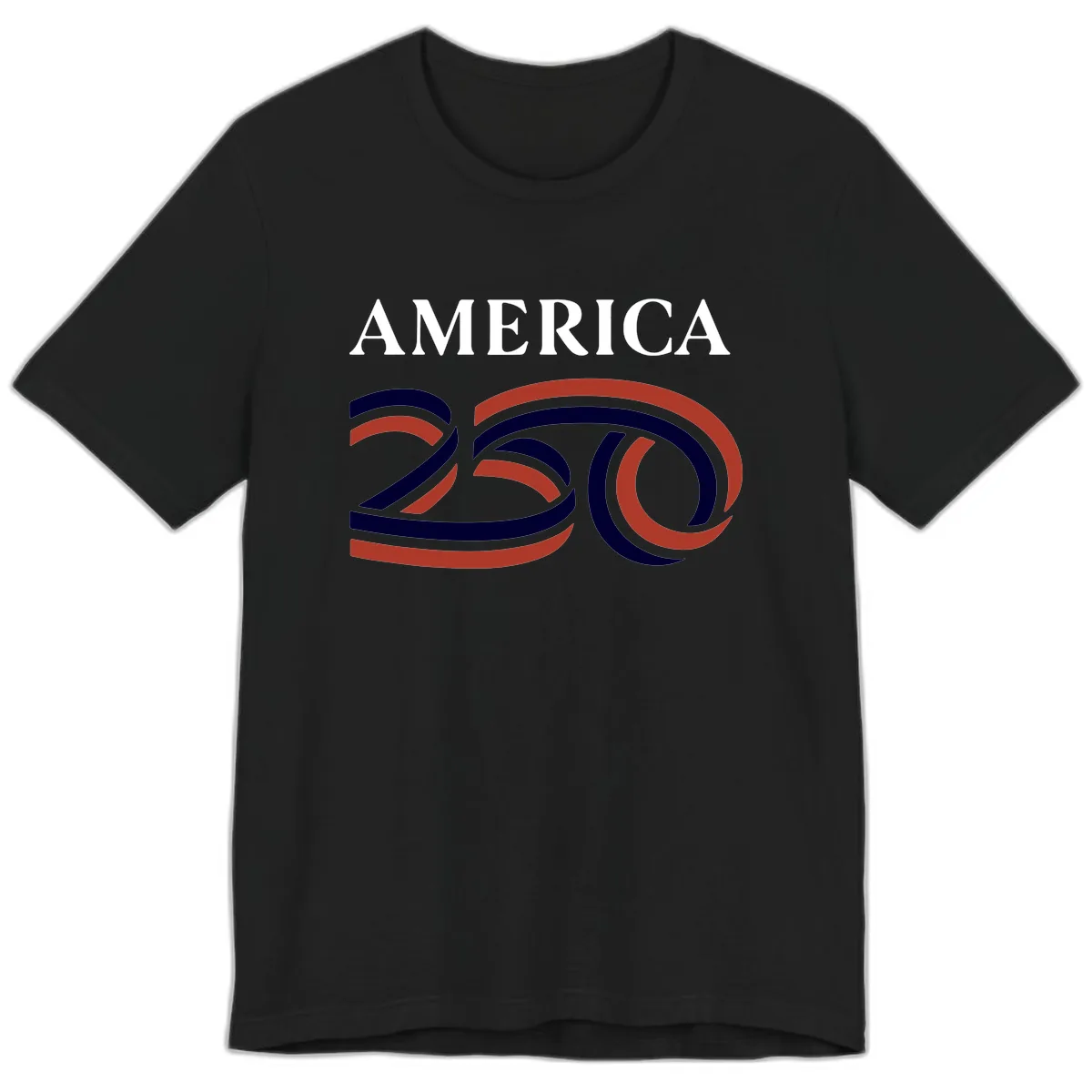 America 250th Anniversary Celebration Premium T-Shirt in Black