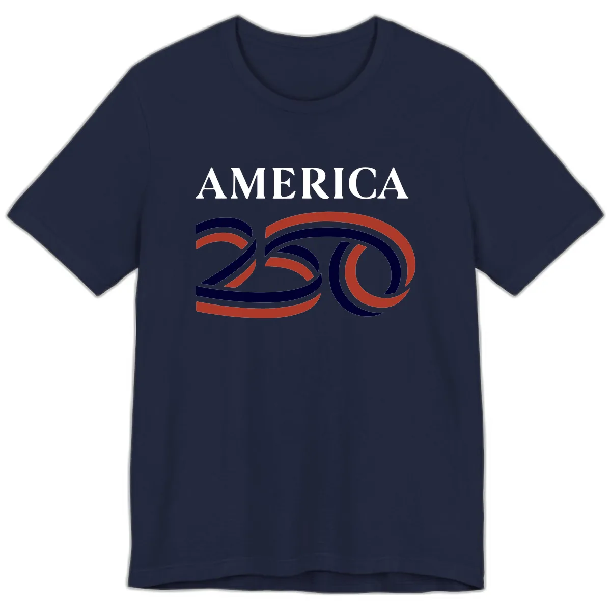 America 250th Anniversary Celebration Premium T-Shirt in Navy