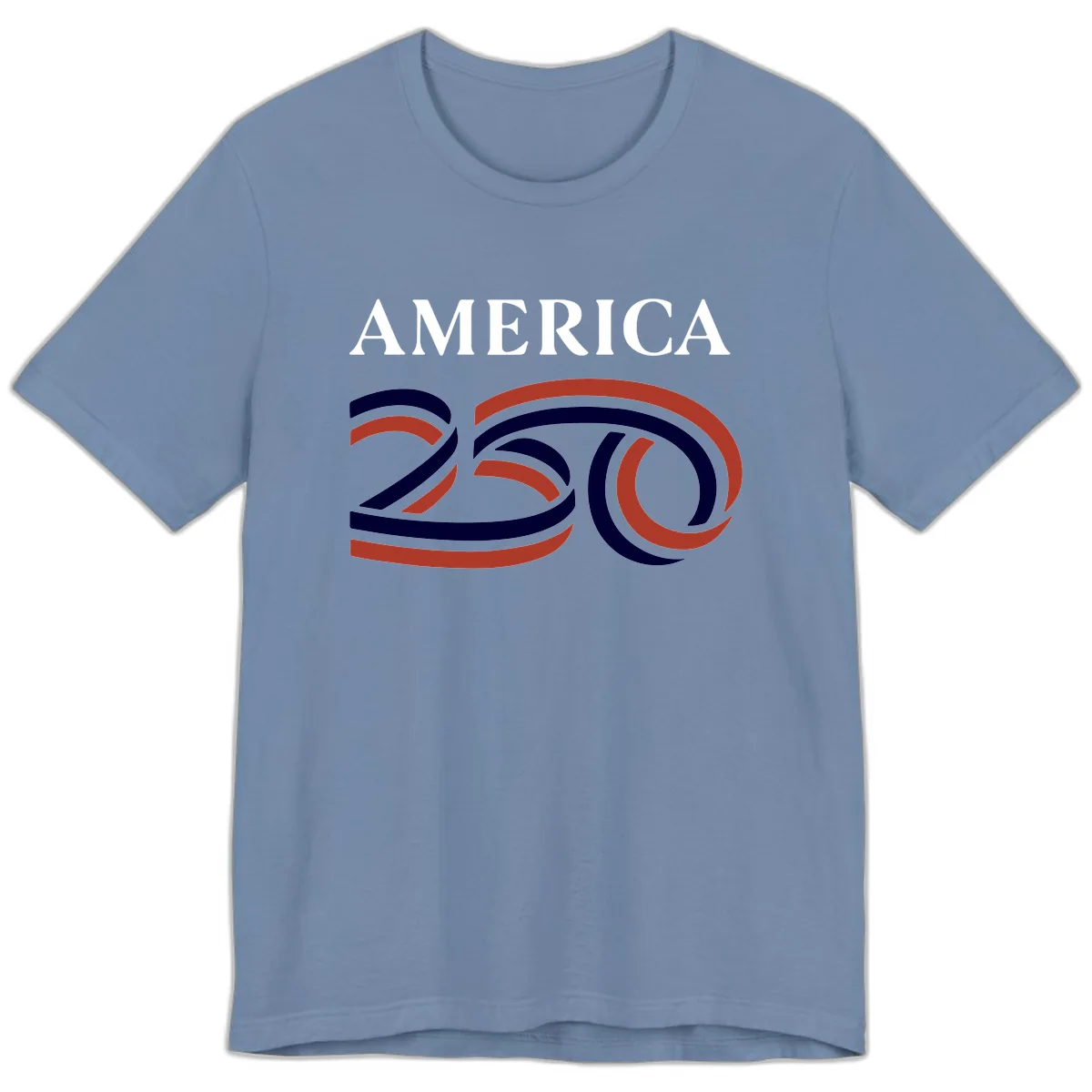 America 250th Anniversary Celebration Premium T-Shirt in Steel Blue