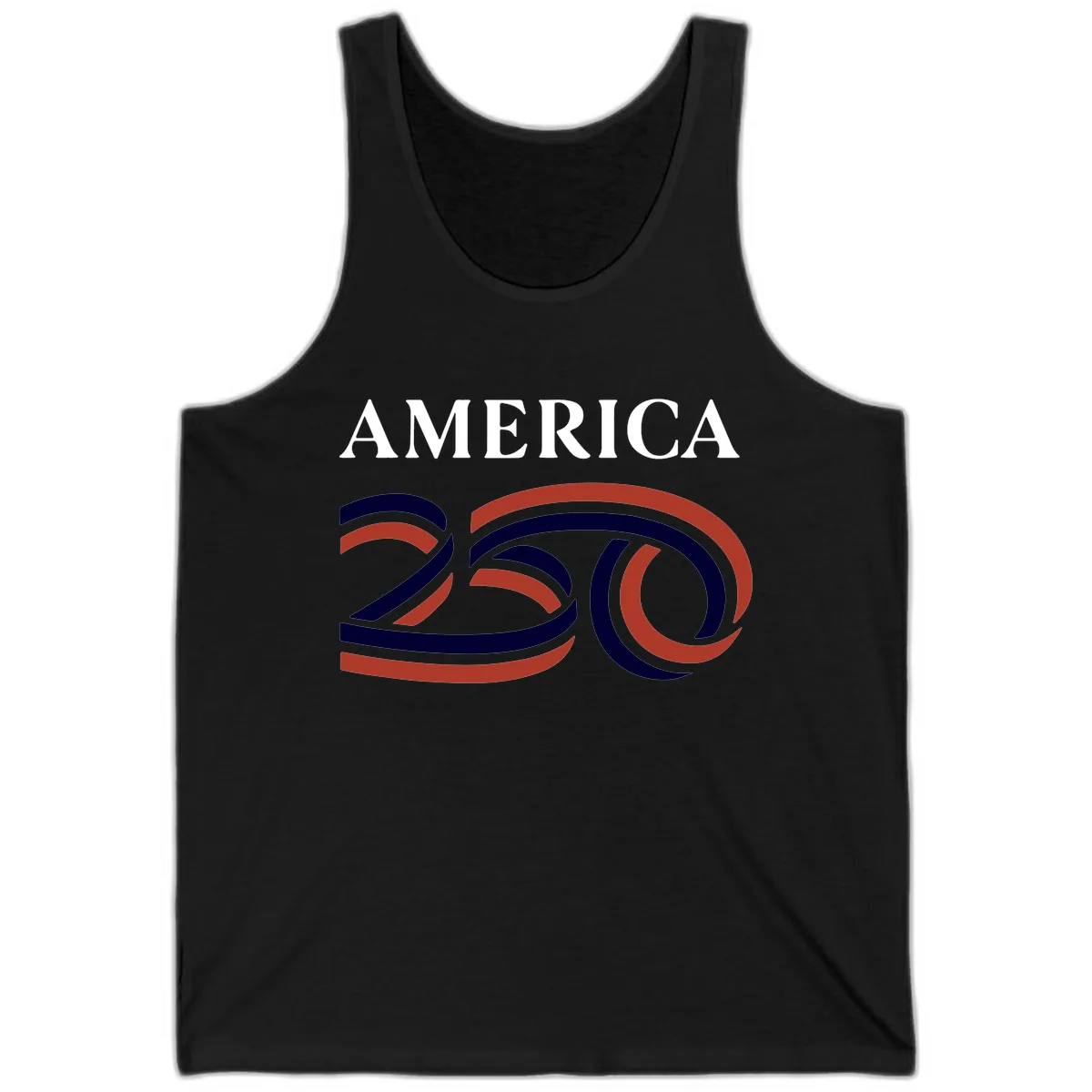 America 250th Anniversary Celebration Tank in Black