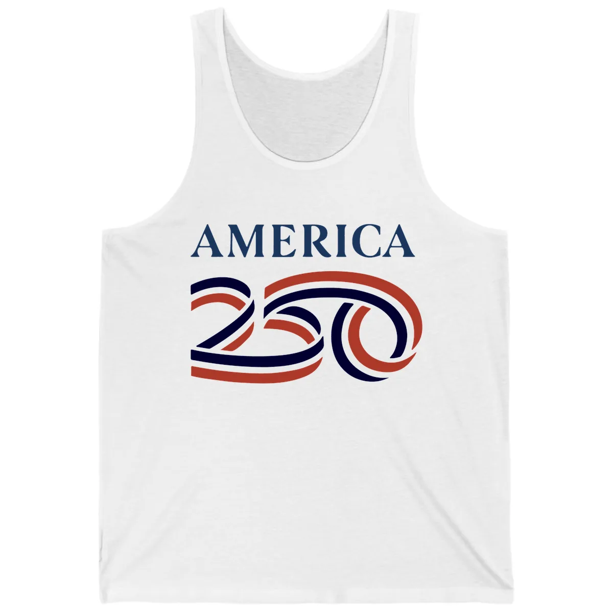 America 250th Anniversary Celebration Tank in White