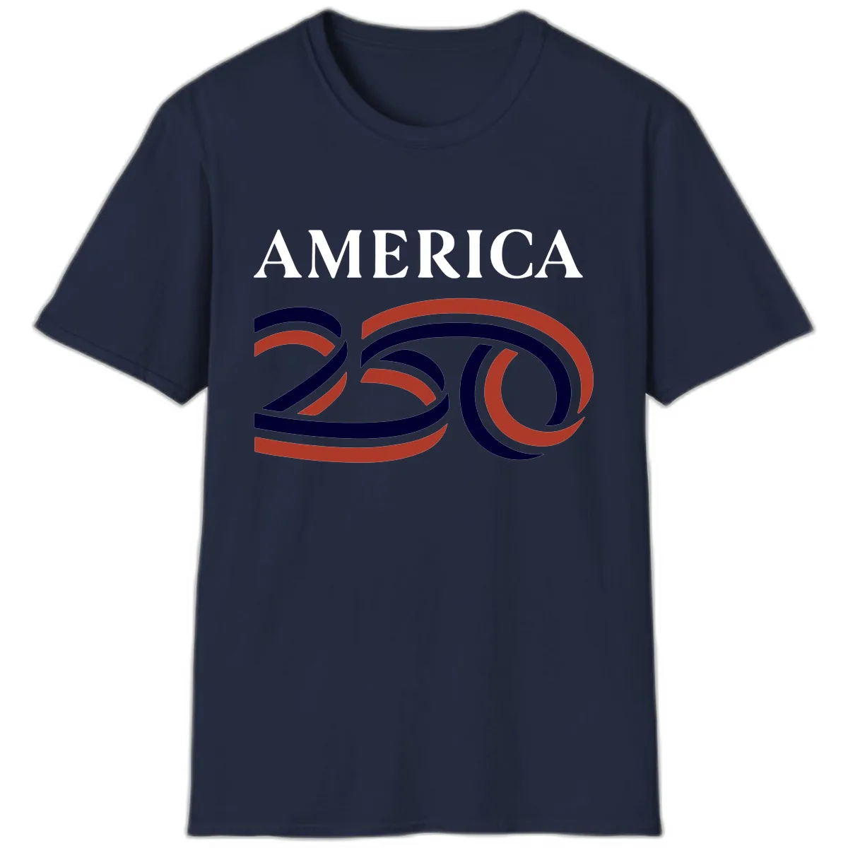 America 250th Anniversary Celebration T-Shirt in Navy