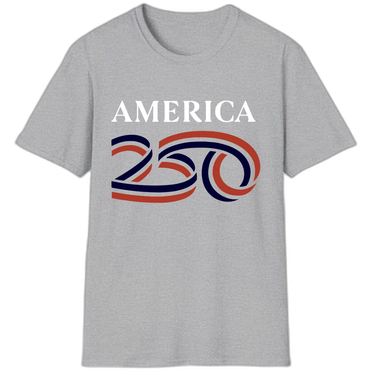 America 250th Anniversary Celebration T-Shirt in Sport Grey