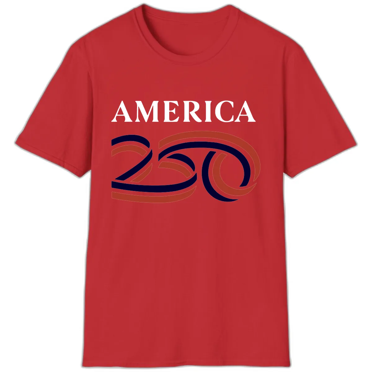 America 250th Anniversary Celebration T-Shirt in Red