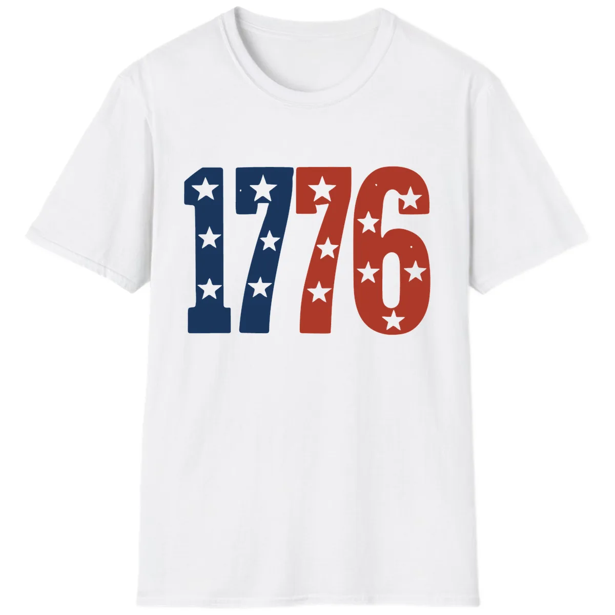 America 1776 Starburst Celebration T-Shirt in White