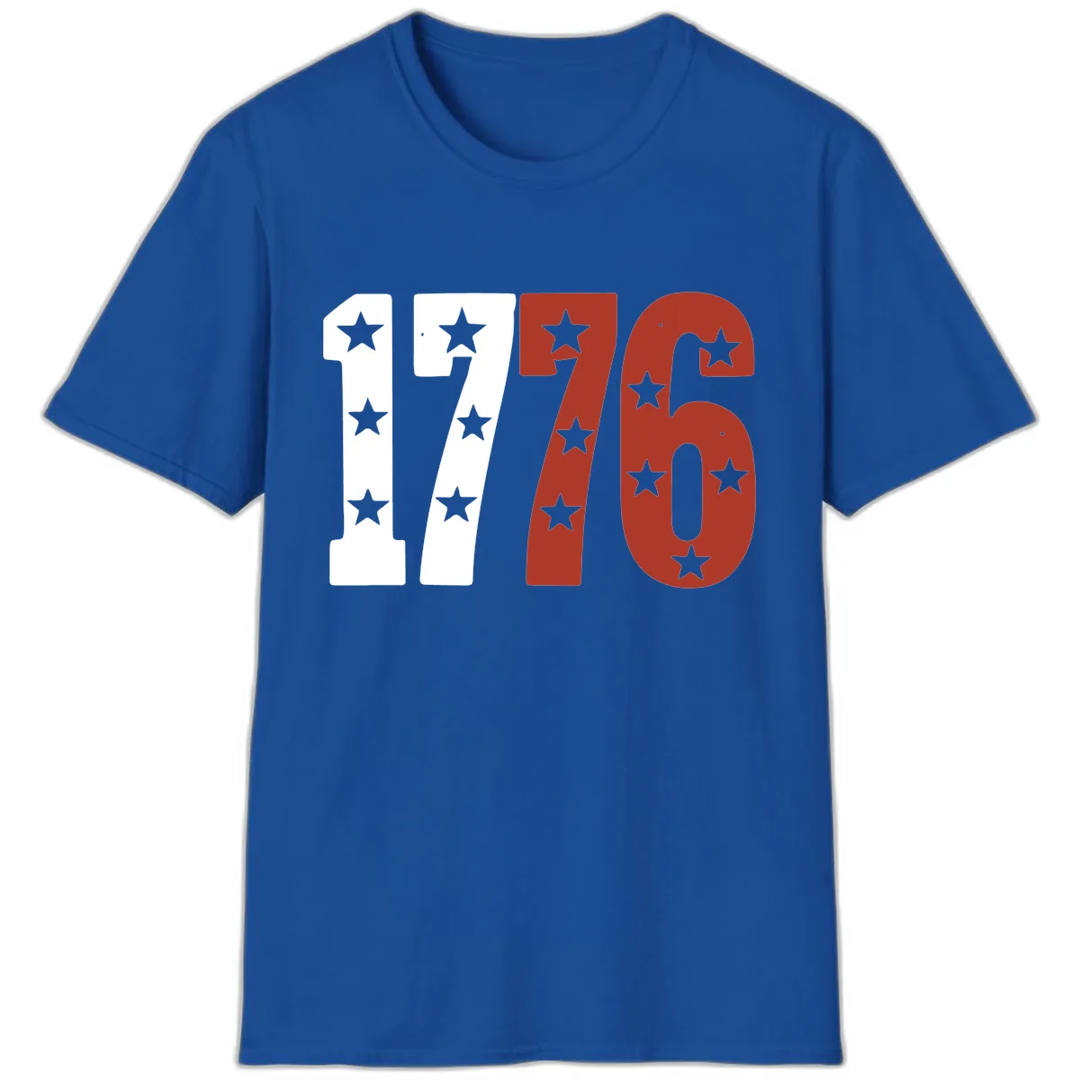 America 1776 Starburst Celebration T-Shirt in Royal