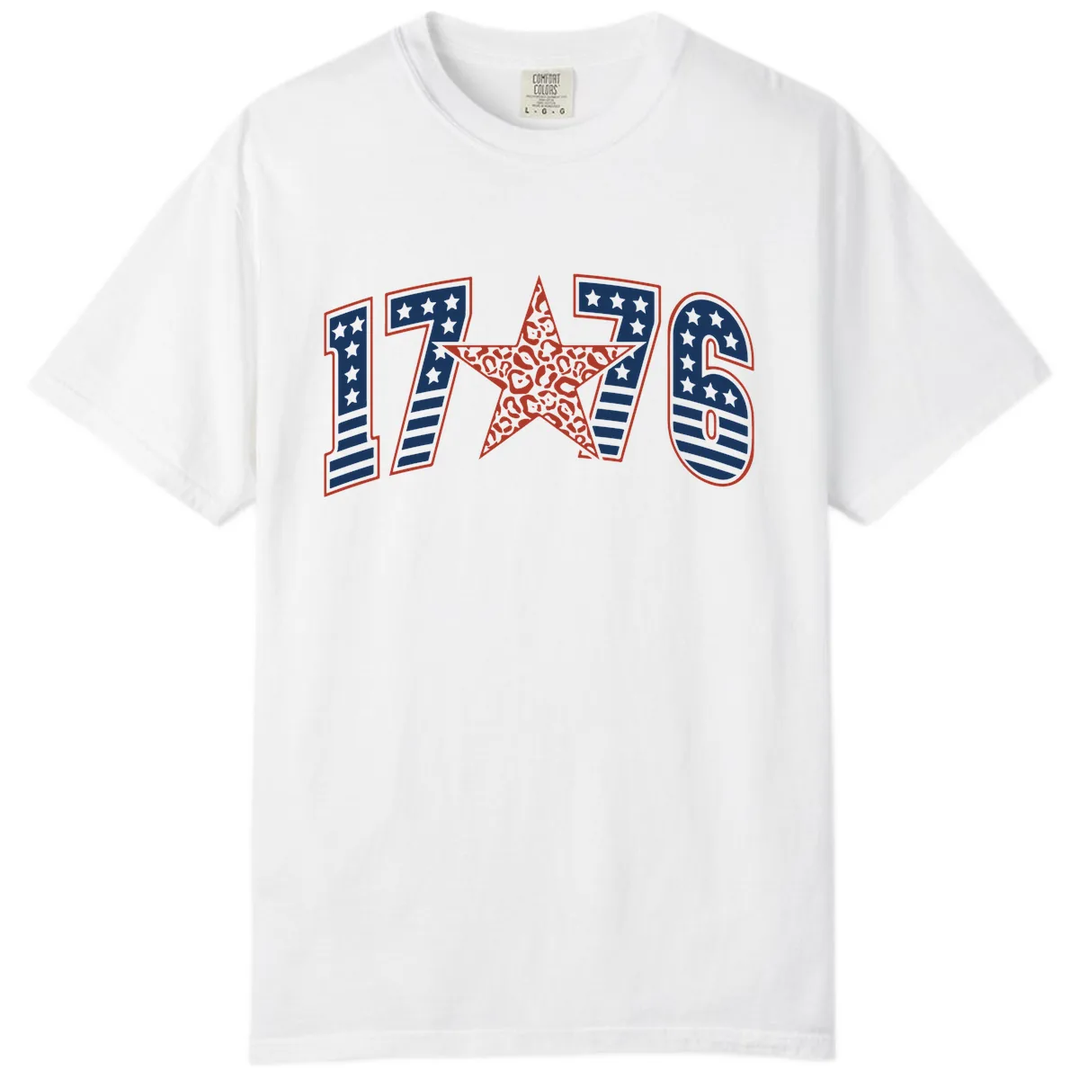 1776 American Celebration Graphic Comfort Color in White