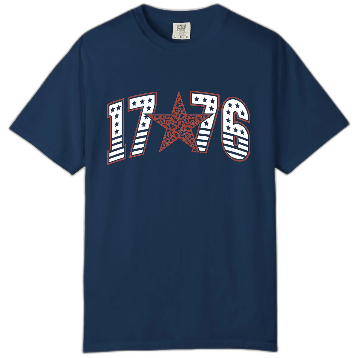 1776 American Celebration Graphic Comfort Color in Navy
