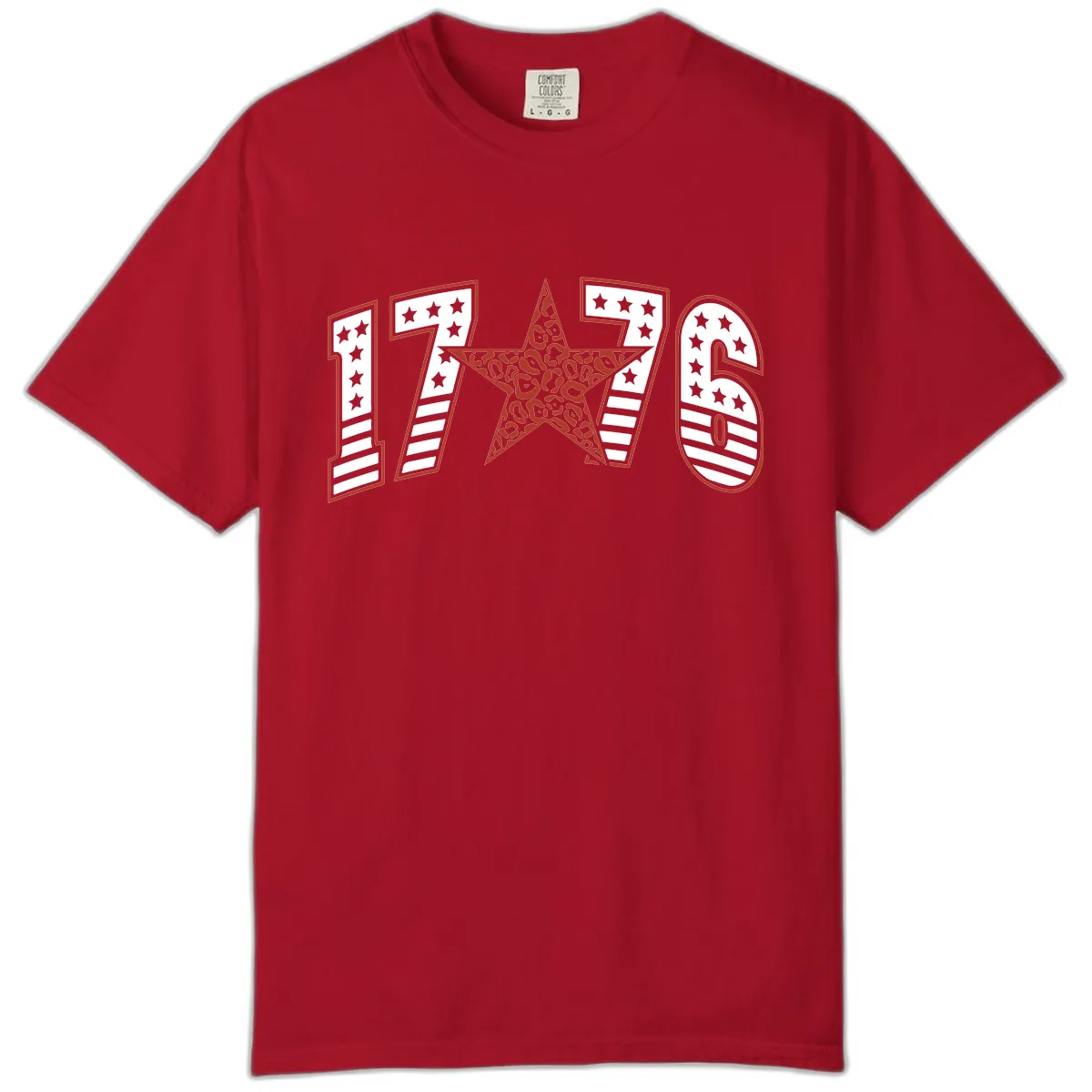1776 American Celebration Graphic Comfort Color in Red