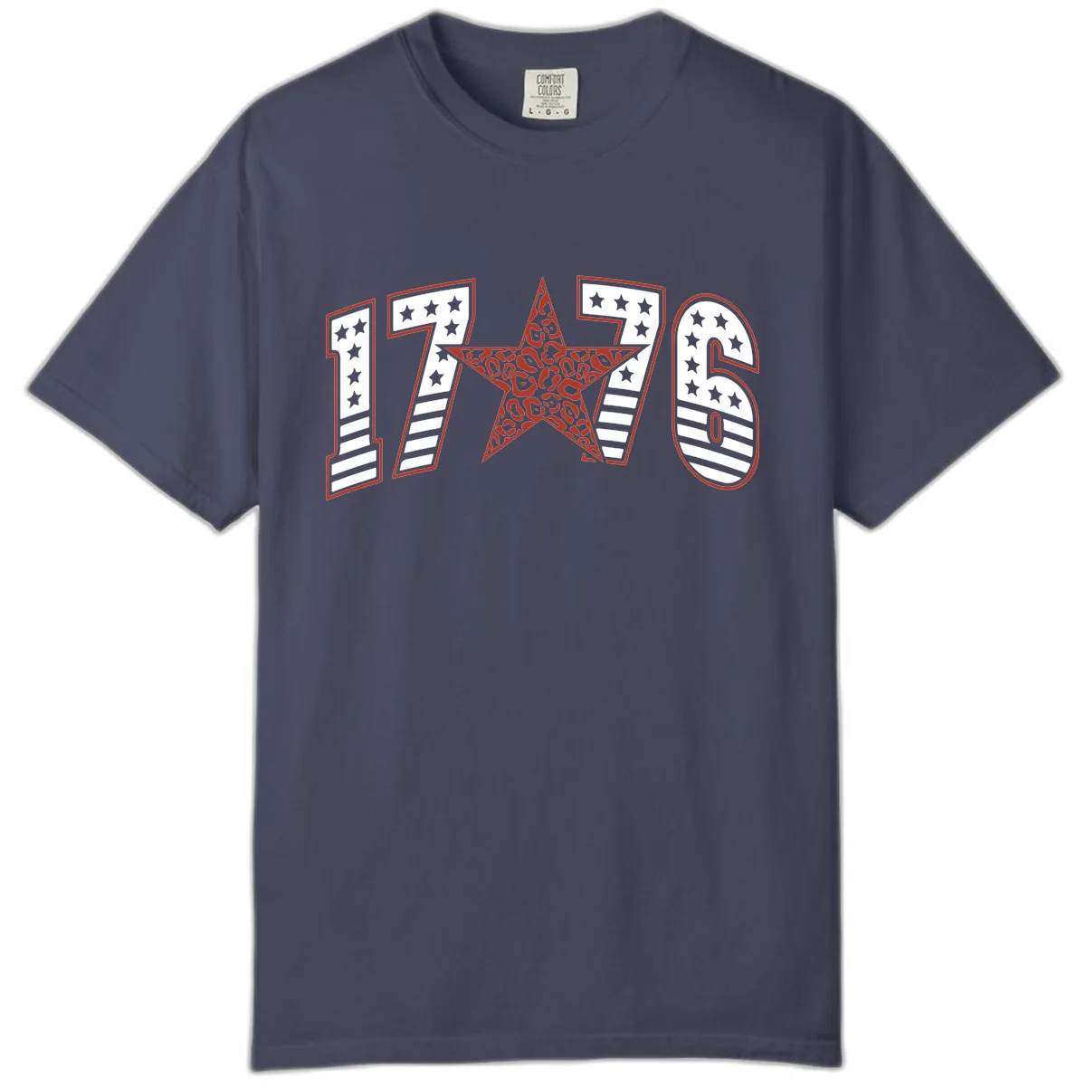 1776 American Celebration Graphic Comfort Color in Denim