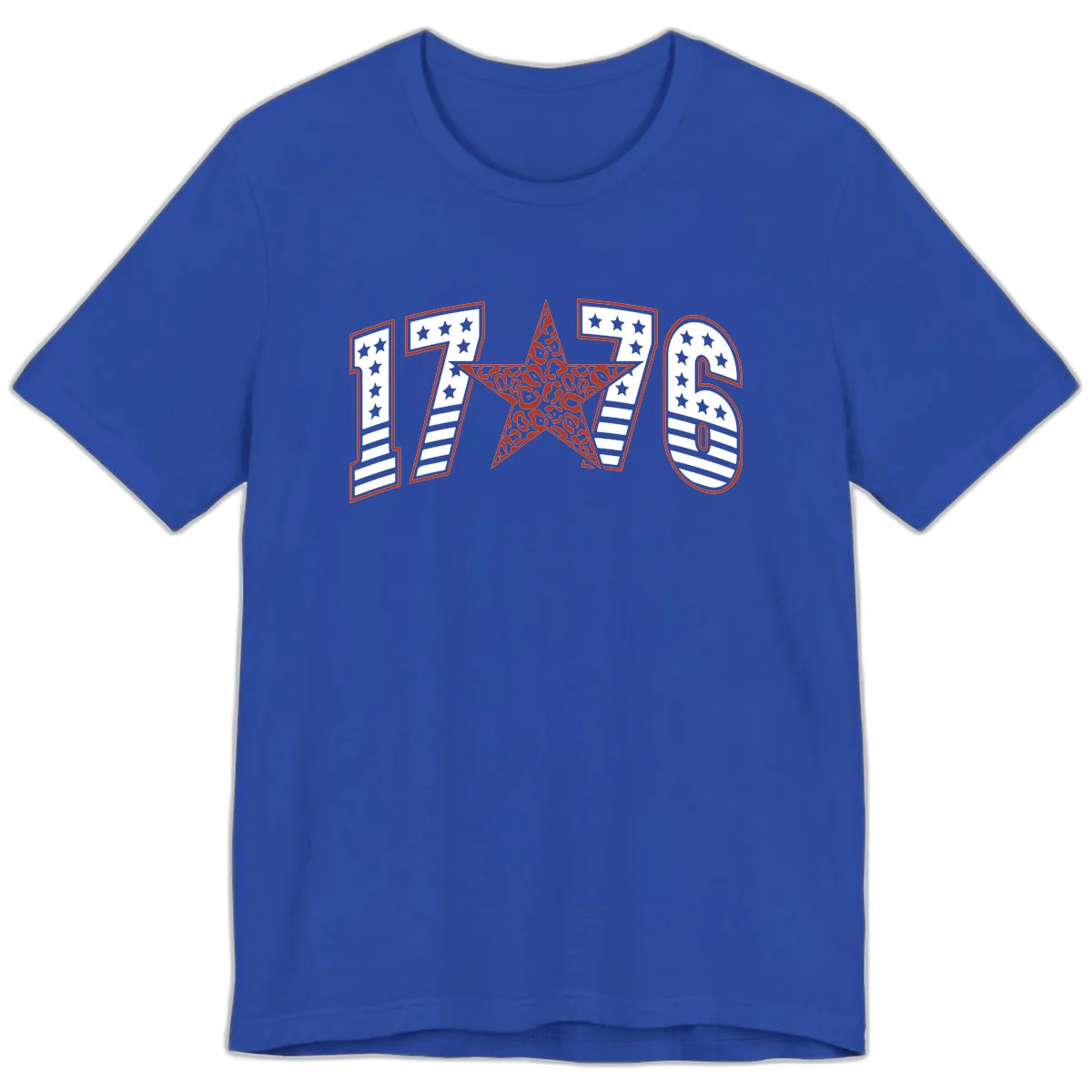 1776 American Celebration Graphic Premium T-Shirt in True Royal