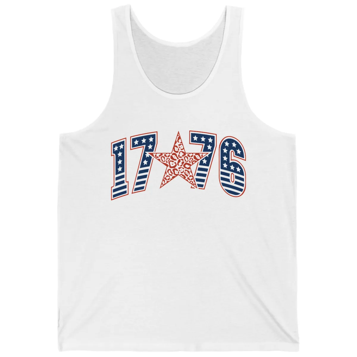 1776 American Celebration Graphic Tank in White