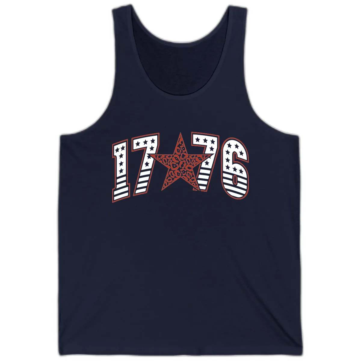 1776 American Celebration Graphic Tank in Navy